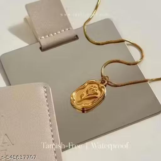 New Design Premium Quality Rose flower Girls Pendant Chain || Girls Locket || Girls necklace chain || chain for girls || women nechlace chain || pendant chain || Trendy necklace chain || necklace