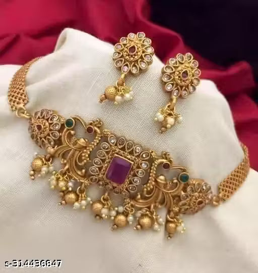 Quality Trending Design Choker Jewellery Set For Women & Girls
