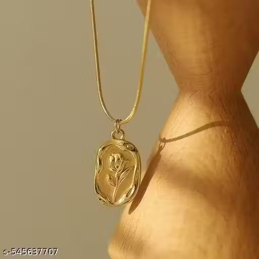 New Design Premium Quality Rose flower Girls Pendant Chain || Girls Locket || Girls necklace chain || chain for girls || women nechlace chain || pendant chain || Trendy necklace chain || necklace
