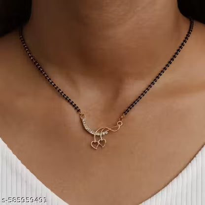 shimmering beautifull pack of 6 mangalsutras for womens