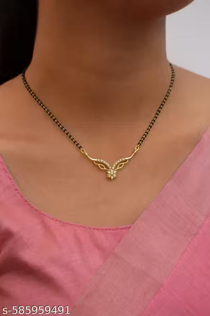 shimmering beautifull pack of 6 mangalsutras for womens