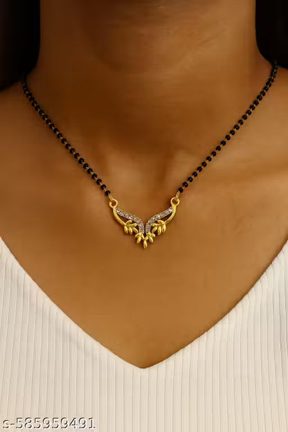 shimmering beautifull pack of 6 mangalsutras for womens