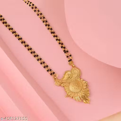 Elegant Gold-Plated Mangalsutra by Bhagya Lakshmi